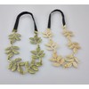 yueton?Pack of 2 Alloy Leaf Elastic Hair Band Headband Fashion