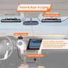 WeiSen 4 Pack 2x14 Inch Traffic Advisor Light Bar with