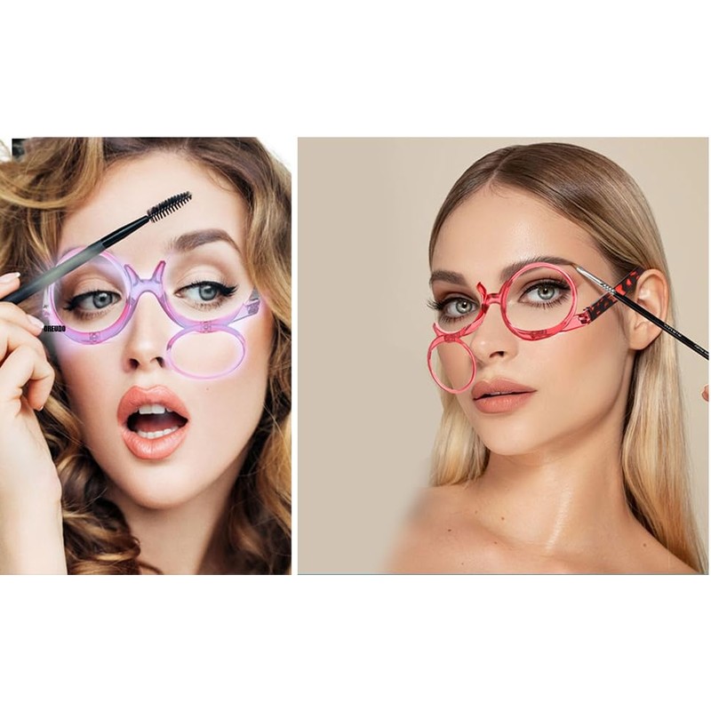OREUDO Magnifying Makeup Glasses for Women & Men HD Flip