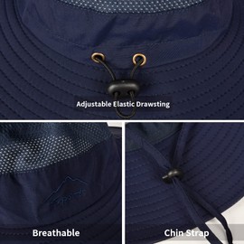 Sun Hats for Men Women Fishing Hat UPF 50+ Breathable Wide Brim Summer UV Protection Hat