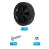 PATIKIL 4.5" Air Compressor Wheel, Universal Air Compressor Wheel Replacement