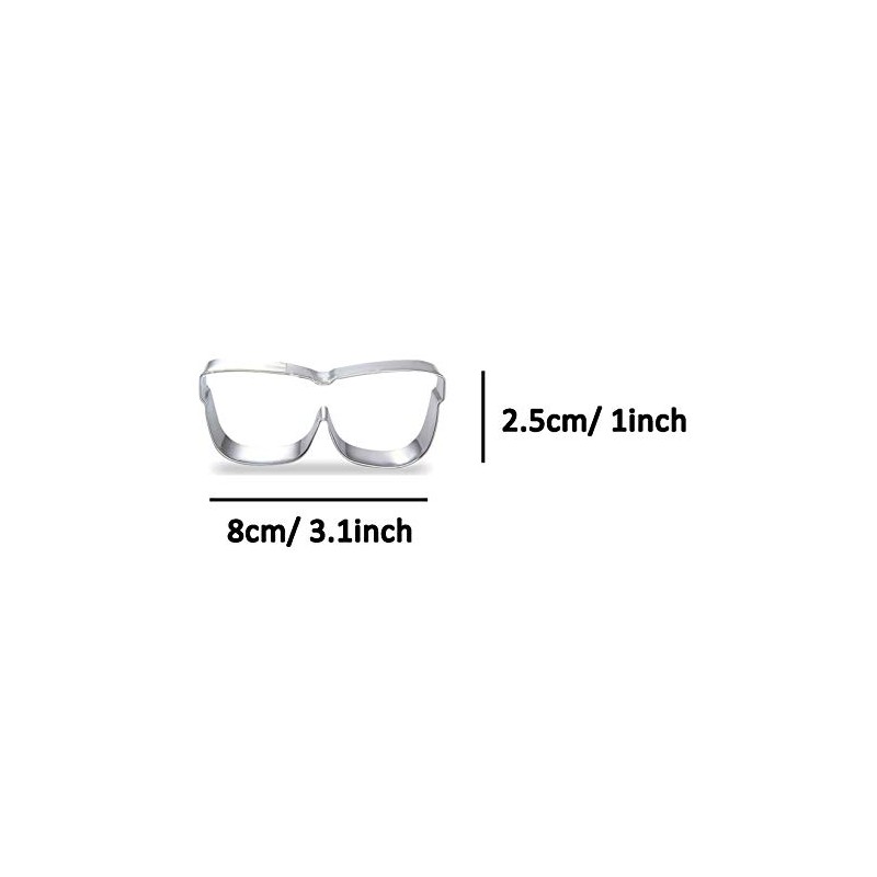 WDYJMALL Sunglasses Glasses Cookie Cutter Stainless Steel