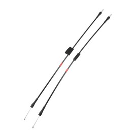 A ABSOPRO Door Handle Latch Release Cable 6L3Z-18264A01-C Car Accessory for Ford F-250 1997-1999 (Set of 2)