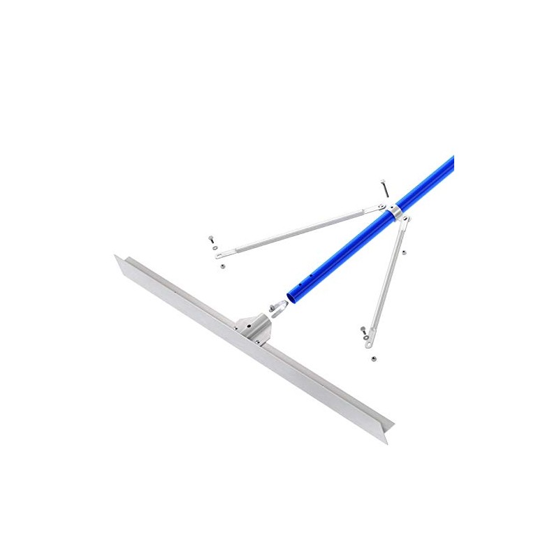 Bon 22-243 42-Inch Smooth Asphalt Lute Rake with 6-Foot Handle