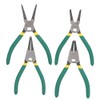 4Pcs Circlip Pliers Set Snap Ring Plier Mini Internal External