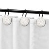 Sunlit Boho Knots Shower Curtain Hooks, Home Decorative White Shower