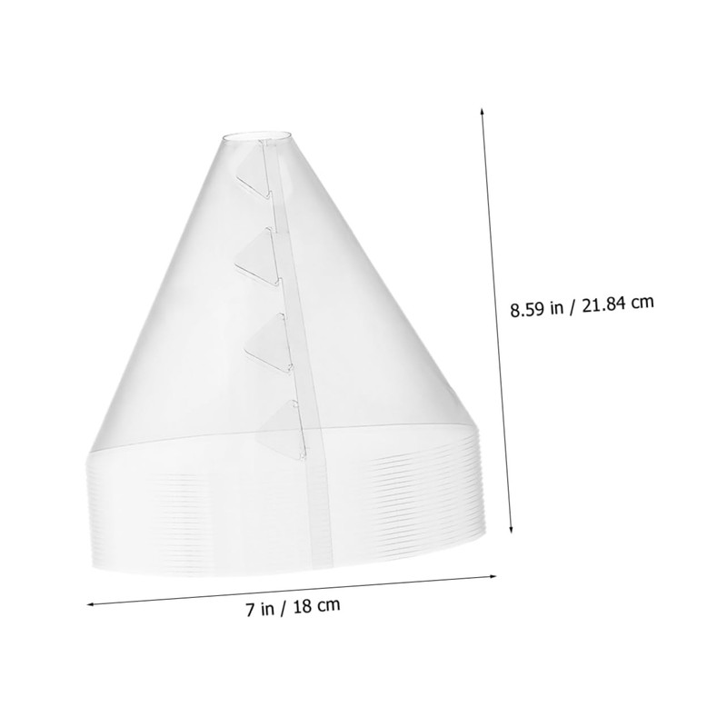 Operitacx 10 pcs Transparent Plant Covers Bell Shaped Protective Cloches