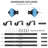 Ceramic Curtain Rods for Windows 48 to 84 Inch,1 Inch
