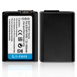 SWARK New Rechargeable Battery FW50 (2 Pack) Compatible with So-ny NEX 3/5/7, A7, A7II, A7SII/R/RII/ZV-E10, A6000, A6300, A6400, A6500, A55, A5100, RX10 II Cameras with Tools