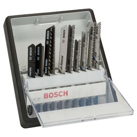 BOSCH 2607010574 Stichsägeblatt ROBUSTLINE 10er Spezial Set, T-Schaft