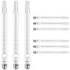 RED DRAGON Hip-Grip Aluminium Medium White Dart Stems (Shafts) -