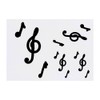 4 x 'Three Music Symbols' Temporary Tattoos - Water Resistant,