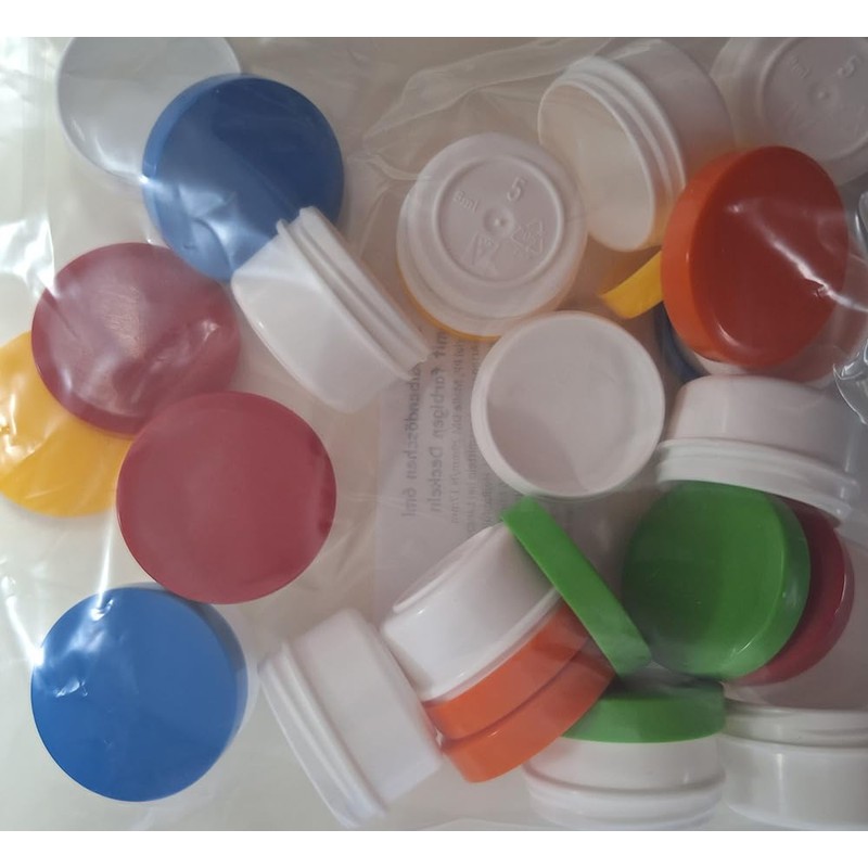 15 Ointment Jars, Cream Jars, Ointment Jugs 6 ml Contents