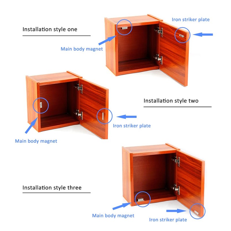 Onarway Magnetic Door Catch 20KG Pull Strong Magnet Cabinet Latches
