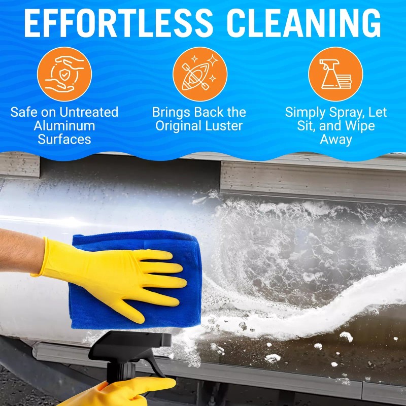 Better Boat Aluminum Cleaner & Brightener & Restorer Aluminum Pontoon