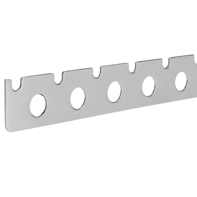 304 Stainless Steel 6‑Hole Wall‑Mounted Drying Rack Folding Clothes Organizer