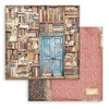Stamperia 8" x 8" Paper Pad Vintage Library