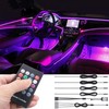 TABEN Car Neon Light Strips, 4-Piece Set with 8 Colours,