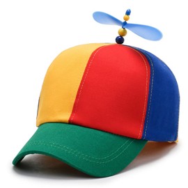 Voarge Propeller Hat, Propeller Hat, Helicopter Hat, Helicopter Cap, Baseball Cap for Adults & Children, Adjustable Size (Unisex Design), colour