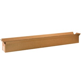 PARTNERS BRAND 48x4x4 Long Corrugated Boxes, Long, 48L x 4W x 4H, Pack of 25 | Shipping, Packaging, Moving, Storage Box for Home or Business, Strong Wholesale Bulk Boxes