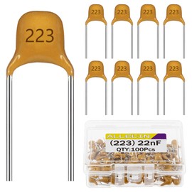 ALLECIN 22nF 223 Ceramic Capacitors 22 nF Multilayer Monolithic Capacitor (Pack of 100Pcs)