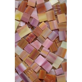 Unbranded Mosaic Glass: PAINTED DESERT MIX, 5-ounce Stained Glass pack (about 100 Pieces)