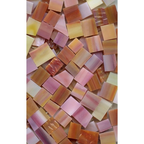 Unbranded Mosaic Glass: PAINTED DESERT MIX, 5-ounce Stained Glass pack