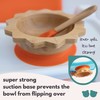 Bubbaboo Bamboo Baby Bowl and Spoon Set Baby Suction Bowl