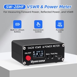 Mcbazel Surecom SW-28HF 1.5MHz-60MHz 120W Mini V.S.W.R. & Power Meter