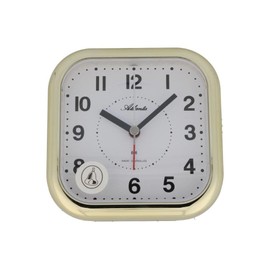 Atlanta 1829-9 Senior Alarm Clock Radio Bell Tone Analogue Gold