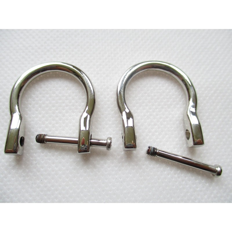 FREE STYLE D-Ring Screw-on 0.7 inch (19 mm), Pack of