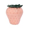 WAIT FLY Strawberry Ceramic Ashtray, Cute Cigar Ashtray for Indoor