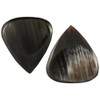 Jazz Tones Fat - Black Horn - Individual Plectrum, JAZF-BLKH-1