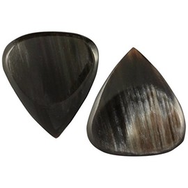 Jazz Tones Fat - Black Horn - Individual Plectrum, JAZF-BLKH-1