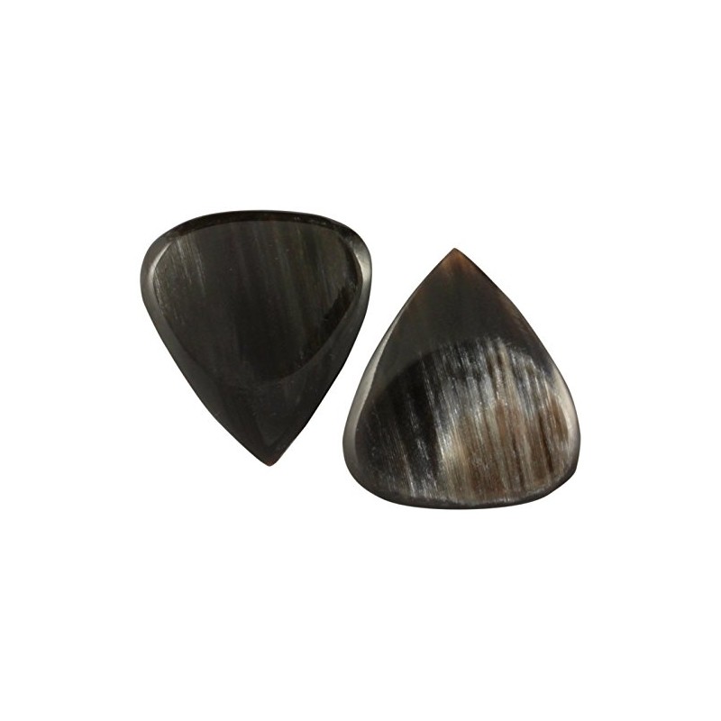 Jazz Tones Fat - Black Horn - Individual Plectrum, JAZF-BLKH-1
