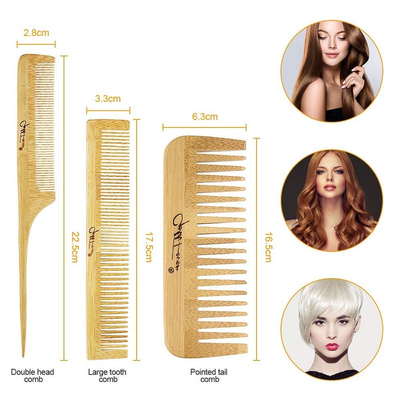 BestFire 6 in 1 Hair Brush Set for Men &