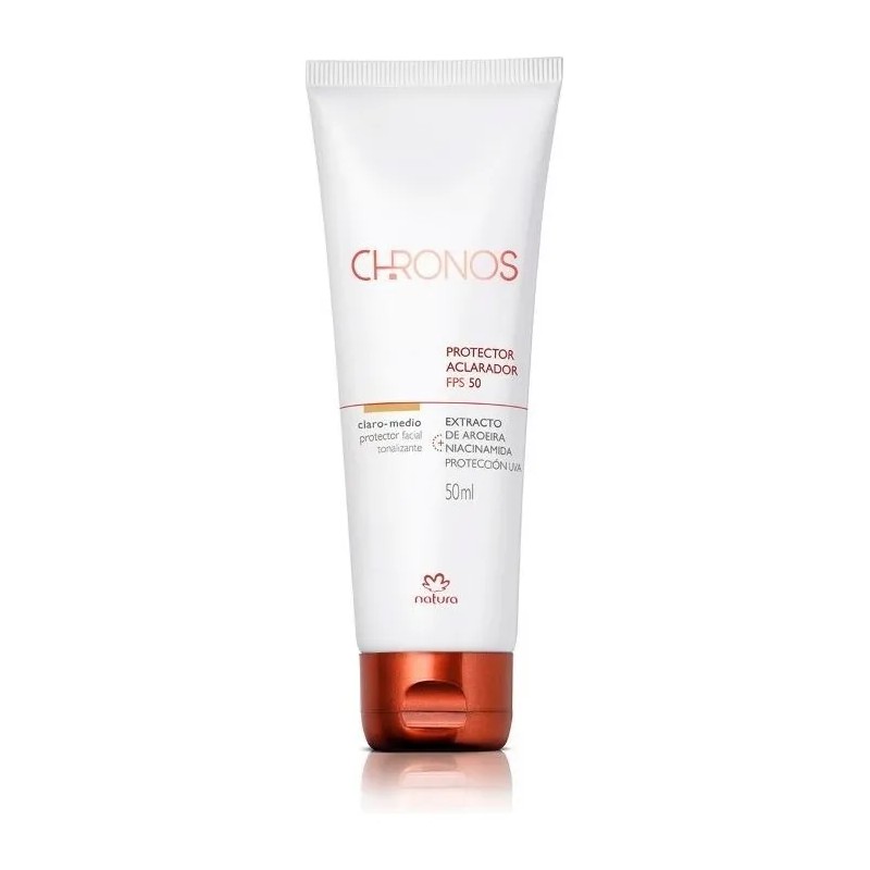 Chronos Protector Facial Aclarador Fps Claro Medio