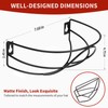 Livelab Hat Rack Wall Mount, [2-Pack] Metal Hat Organizer for