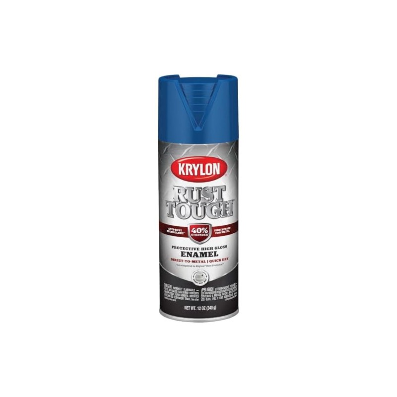 Krylon K09225007 'Rust Tough' True Blue Rust Preventive Enamel -