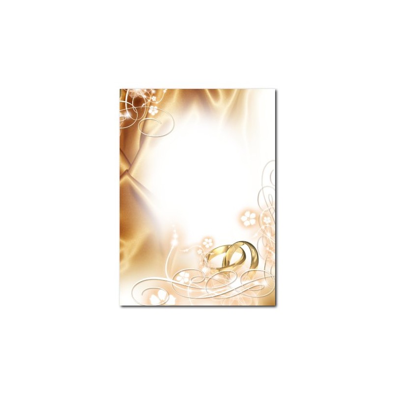 Lysco Wedding 5017 Design Letter Paper DIN A4 25 Sheets