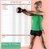 Weekly Dry Erase Fitness Calendar,24x36 Inch