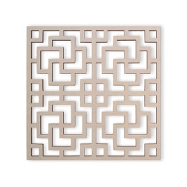 Wood Aztec Design Fretwork Panel - Mandala Wall Art for Home Decor, Wall Panels, Overlays, Trellis, Privacy Screens & Yard Decor