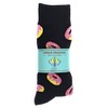 Urban-Peacock Men's Novelty Socks - Multiple Patterns! (Donuts - Black,