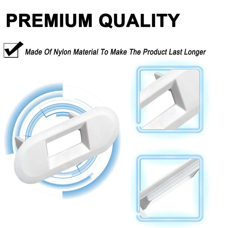 WH01X24381 4502680 Washer Lid Lock Bezel, Compatible for GE/Hotpoint Top