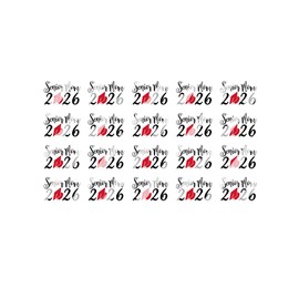 2026 Senior Mom Graduation Nail Art Decals - Waterslide Nail Decals