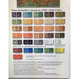 Concrete Resurrection Professional Easy to Apply Water Based Concrete Stain - Mocha