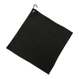 Golf Towel with Clip - 11.8x11.8 Inches Waffle Pattern Microfiber Golf Towel,Golfers Club Groove Cleaning Towel with Clip for Women, Men