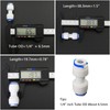 Water purifier globe valve, tee, elbow, straight through 1/4 "FPT