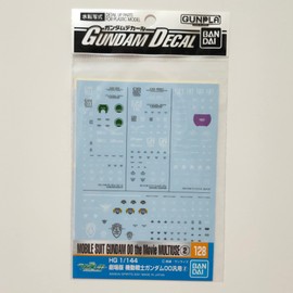 Gundam Decal No. 128 HG 1/144 Scale Movie Version Mobile Suit Gundam 00 (Double O) General Purpose 2