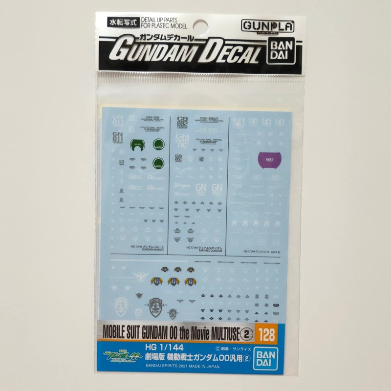 Gundam Decal No. 128 HG 1/144 Scale Movie Version Mobile